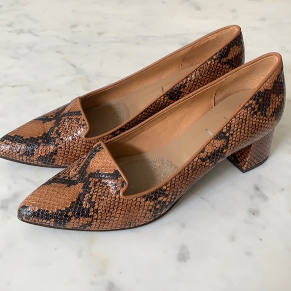 FS/NY Shoes - FS/NY French Sole Snake Skin Pumps size 8